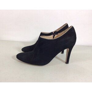 Fabio Rusconi Suede Black Pumps Booties Heel Womens 37